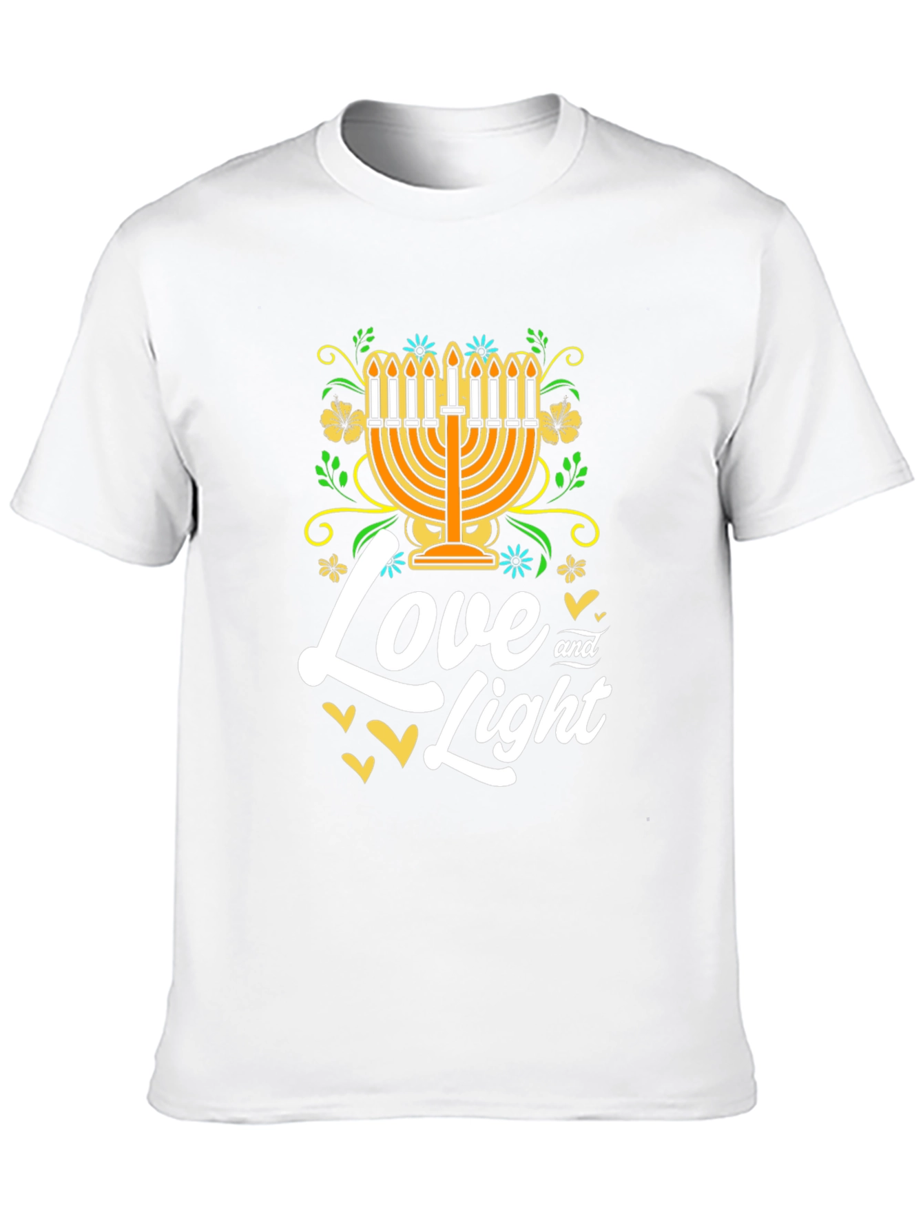 Love and Light Hanukkah T-Shirt