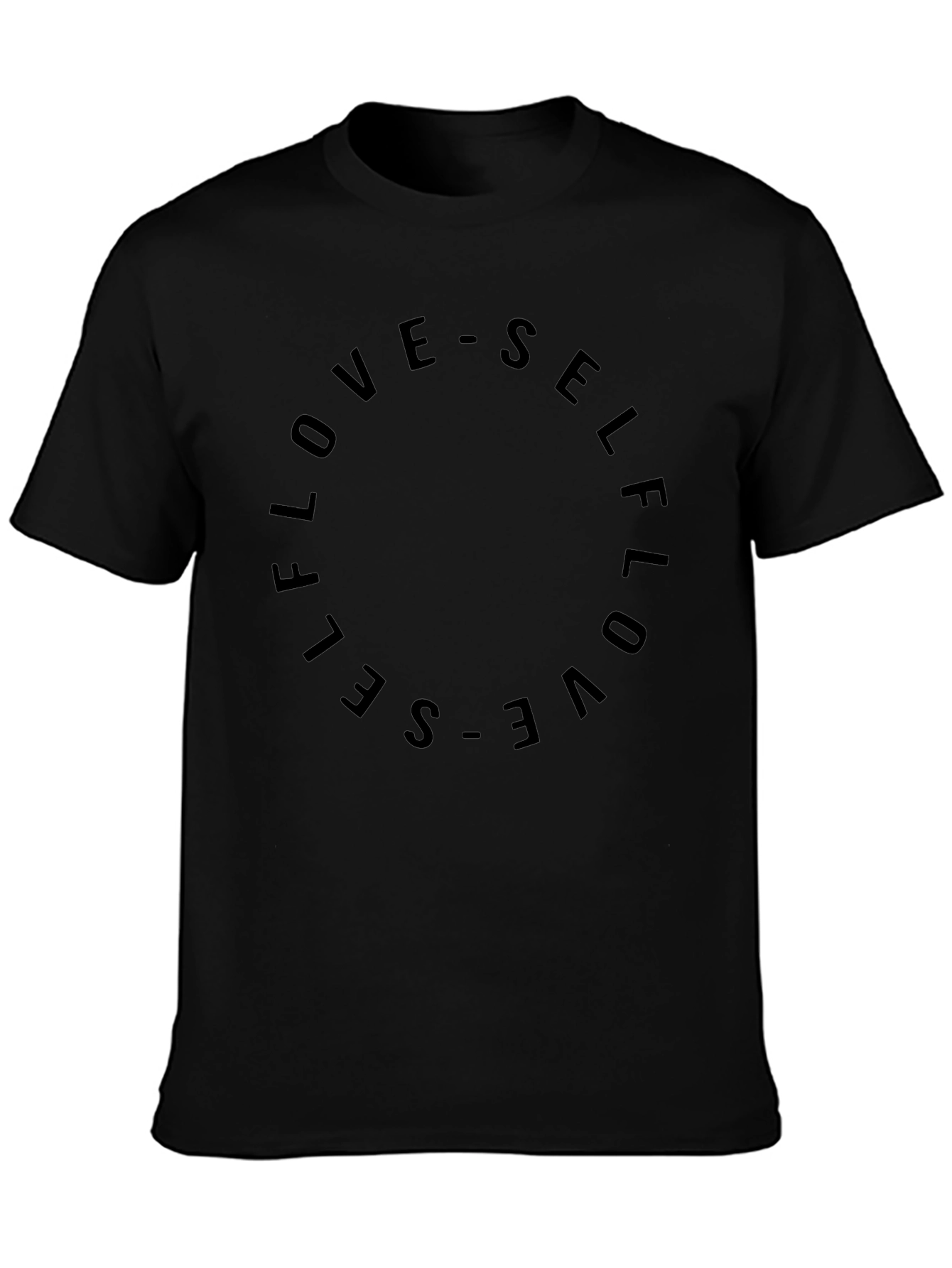 Self Love Black Graphic Tee