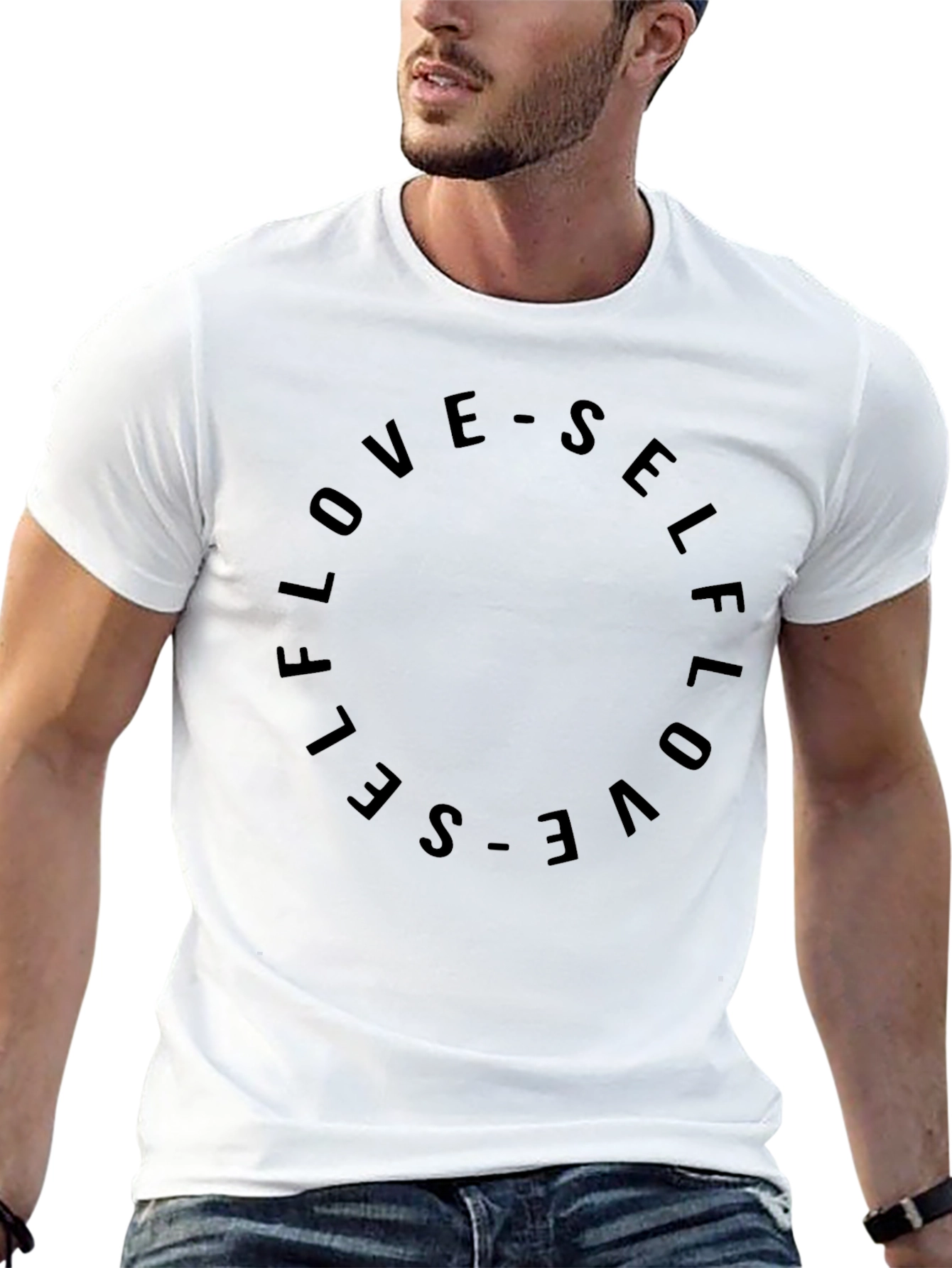 Self Love Black Graphic Tee