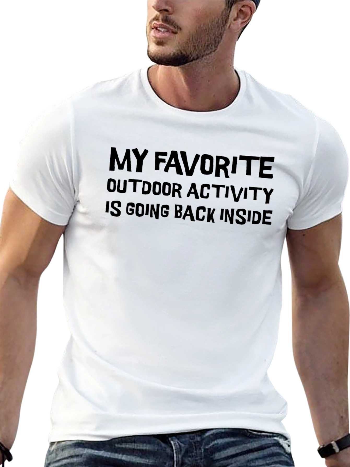 Funny Going Back Inside Graphic Tee