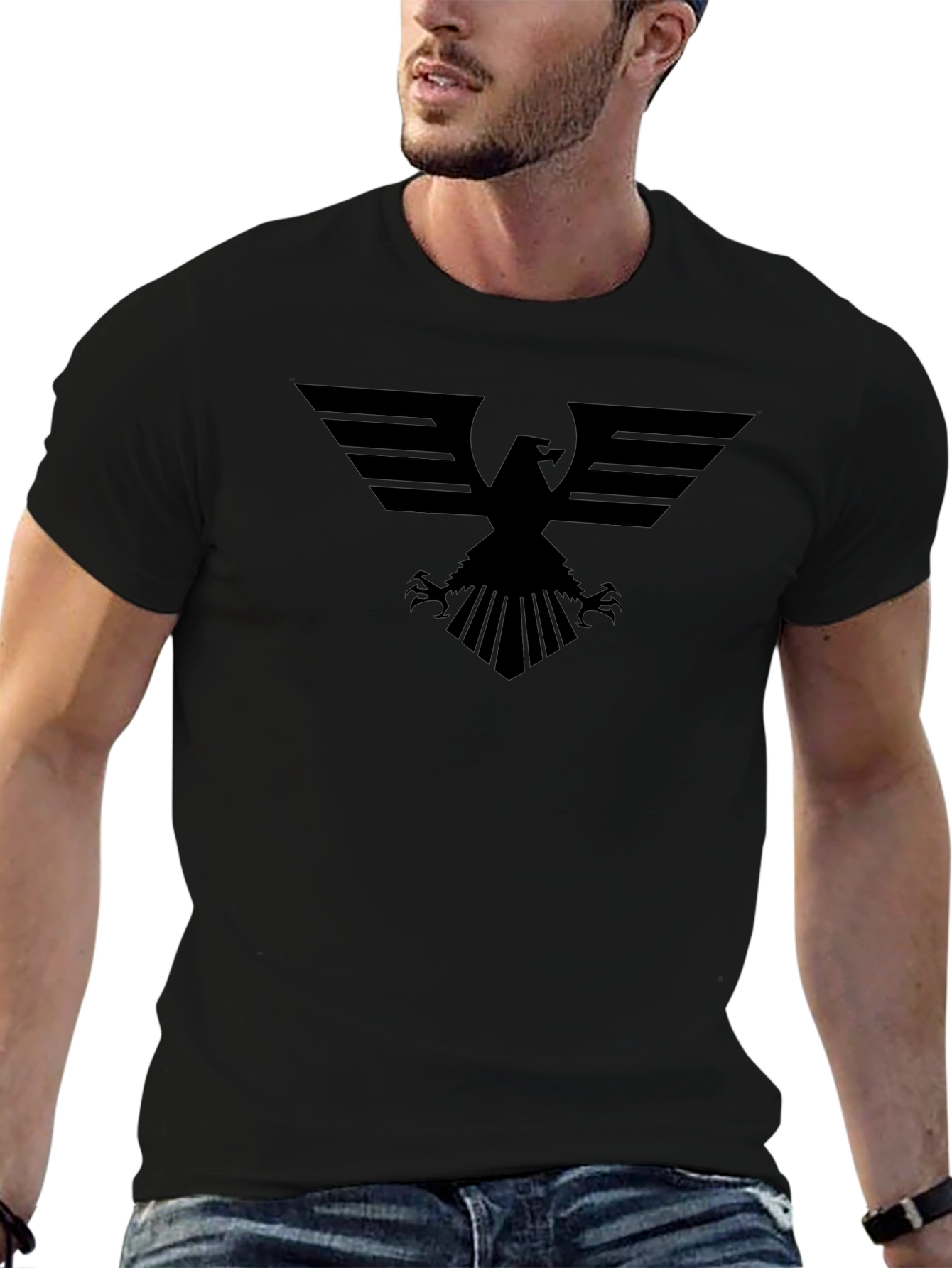 Black Eagle Graphic Tee - Bold Style