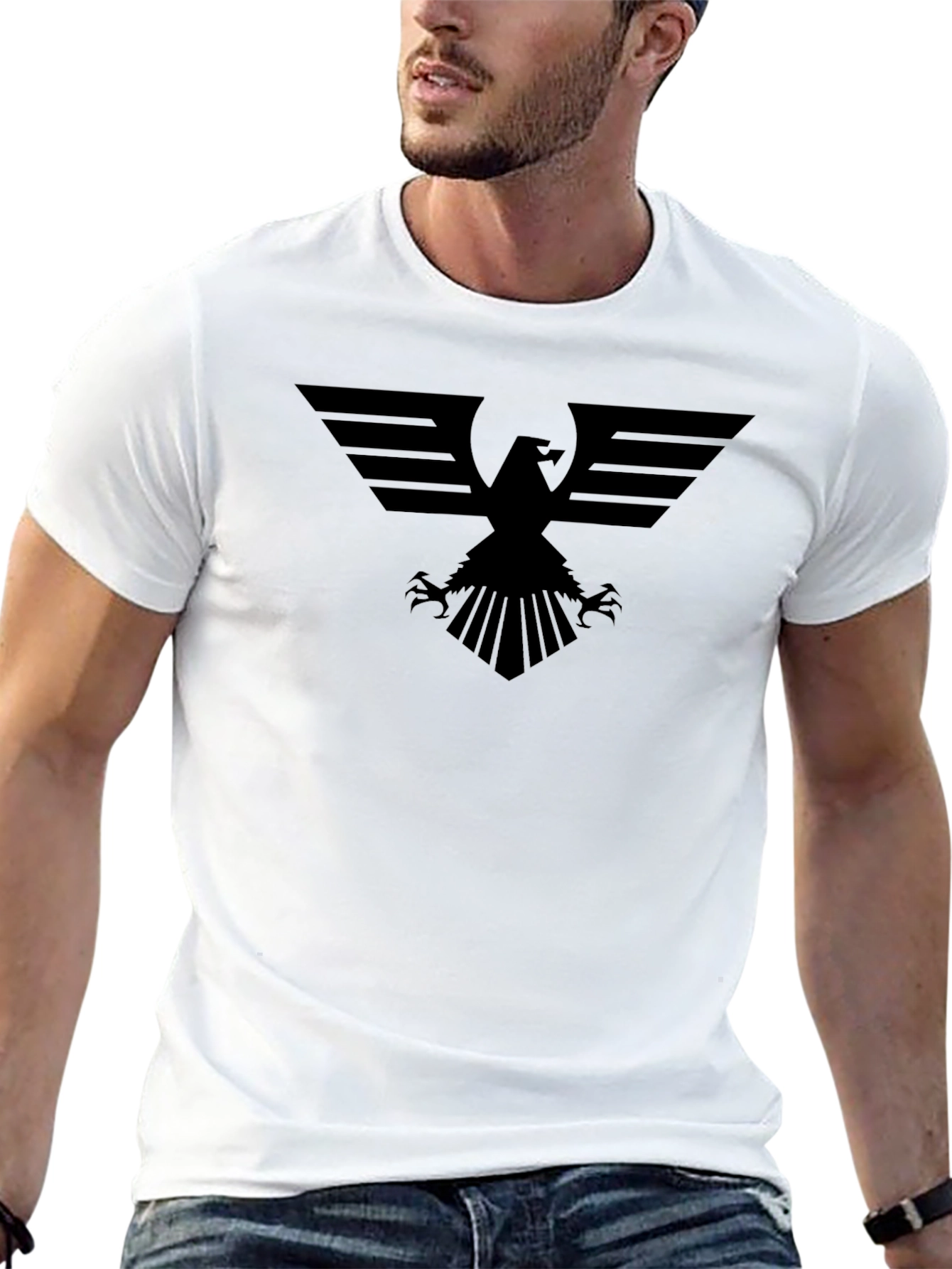 Black Eagle Graphic Tee - Bold Style