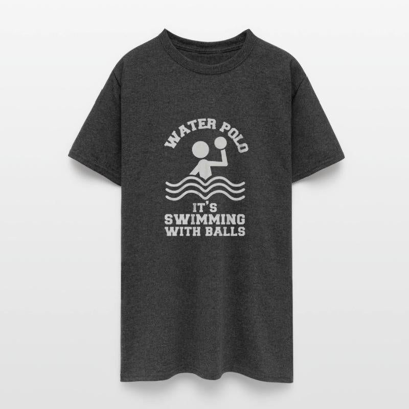 Water polo it s swimming with balls