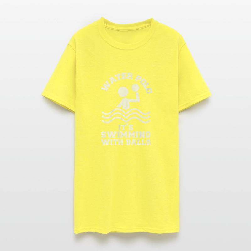 Water polo it s swimming with balls