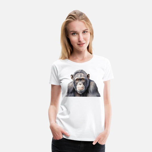 Watercolor chimpanzee monkey painting art