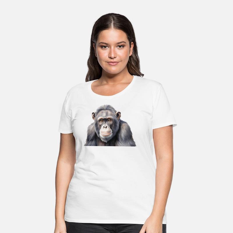 Watercolor chimpanzee monkey painting art