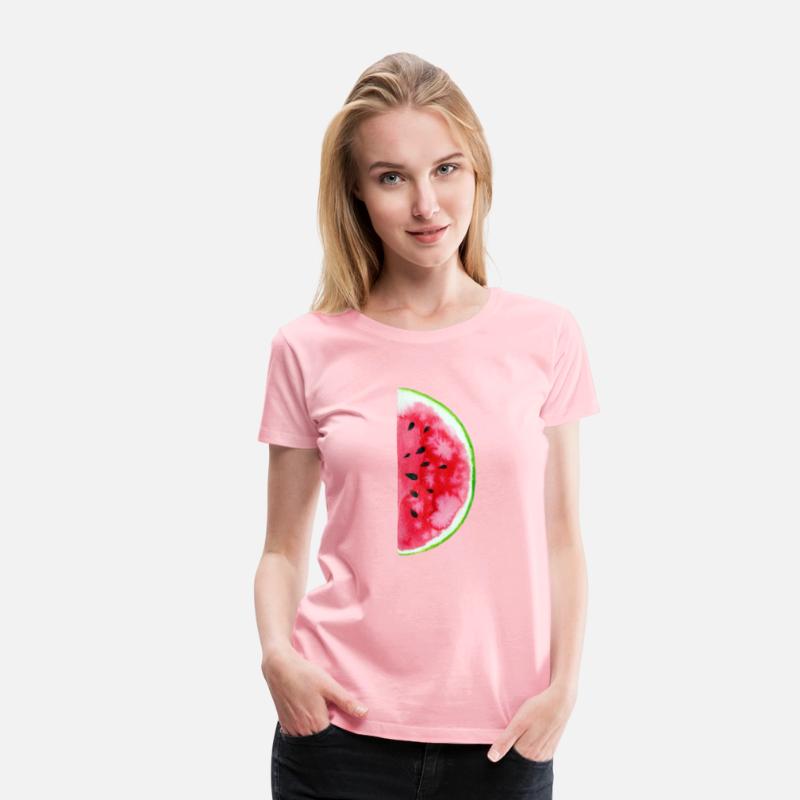 Watercolor watermelon slices