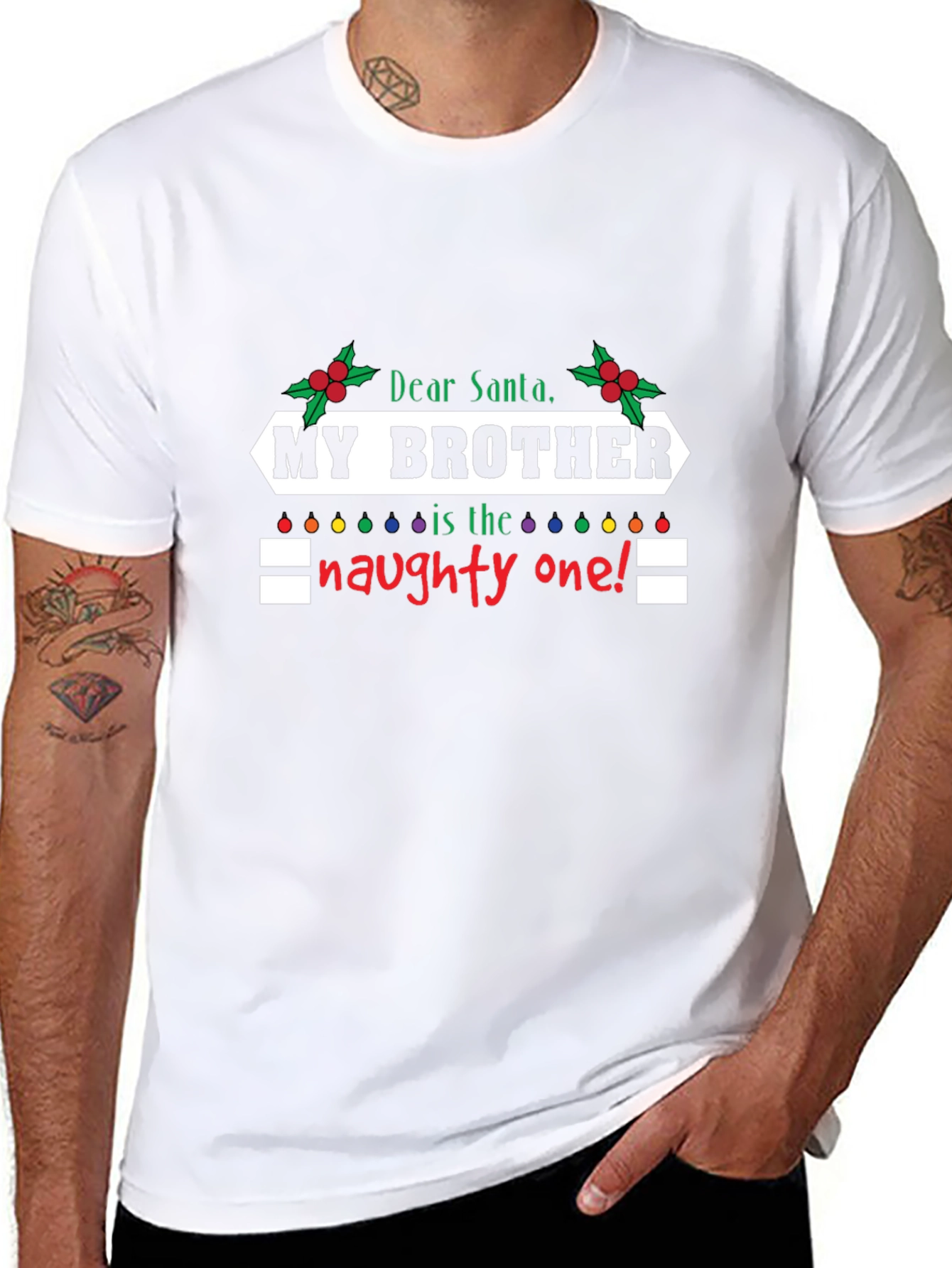 Naughty Brother Christmas T-Shirt