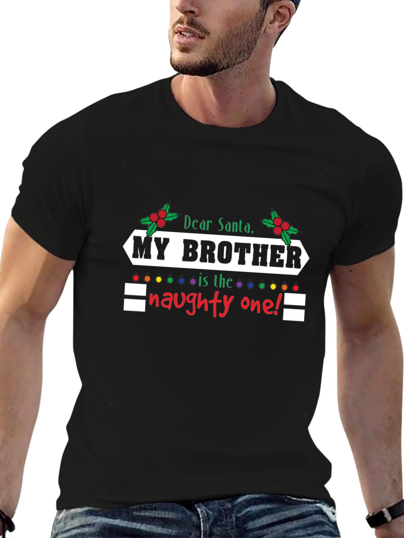 Naughty Brother Christmas T-Shirt