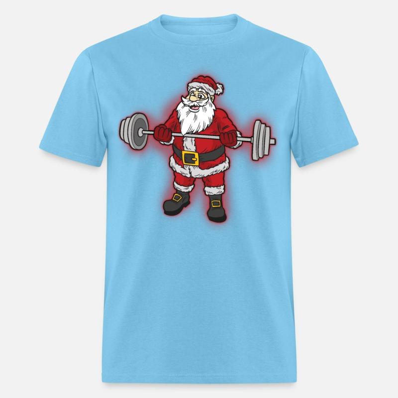 Weightlifting Santa Claus