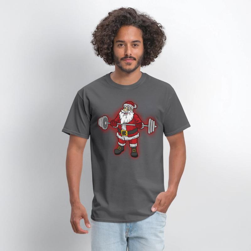Weightlifting Santa Claus
