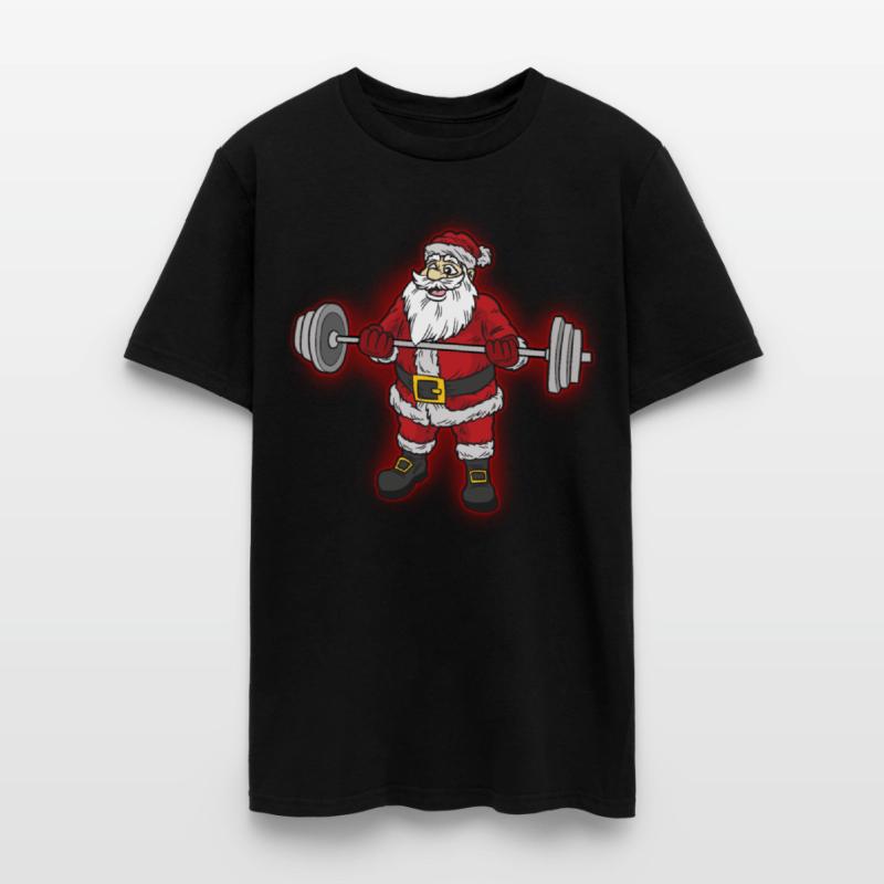 Weightlifting Santa Claus