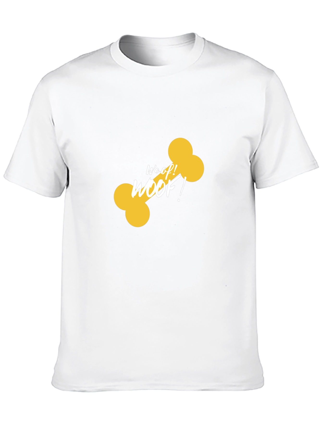 Woof Bone Graphic Black Tee
