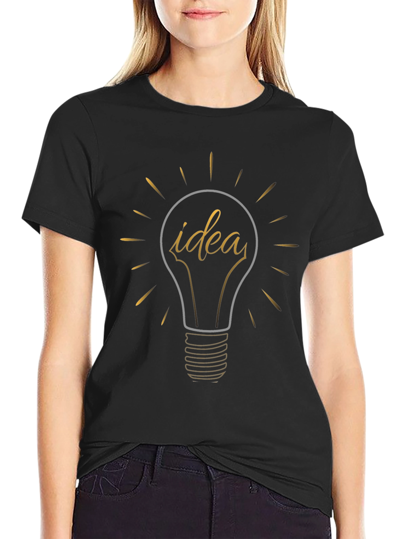 Idea Bulb Graphic T-Shirt