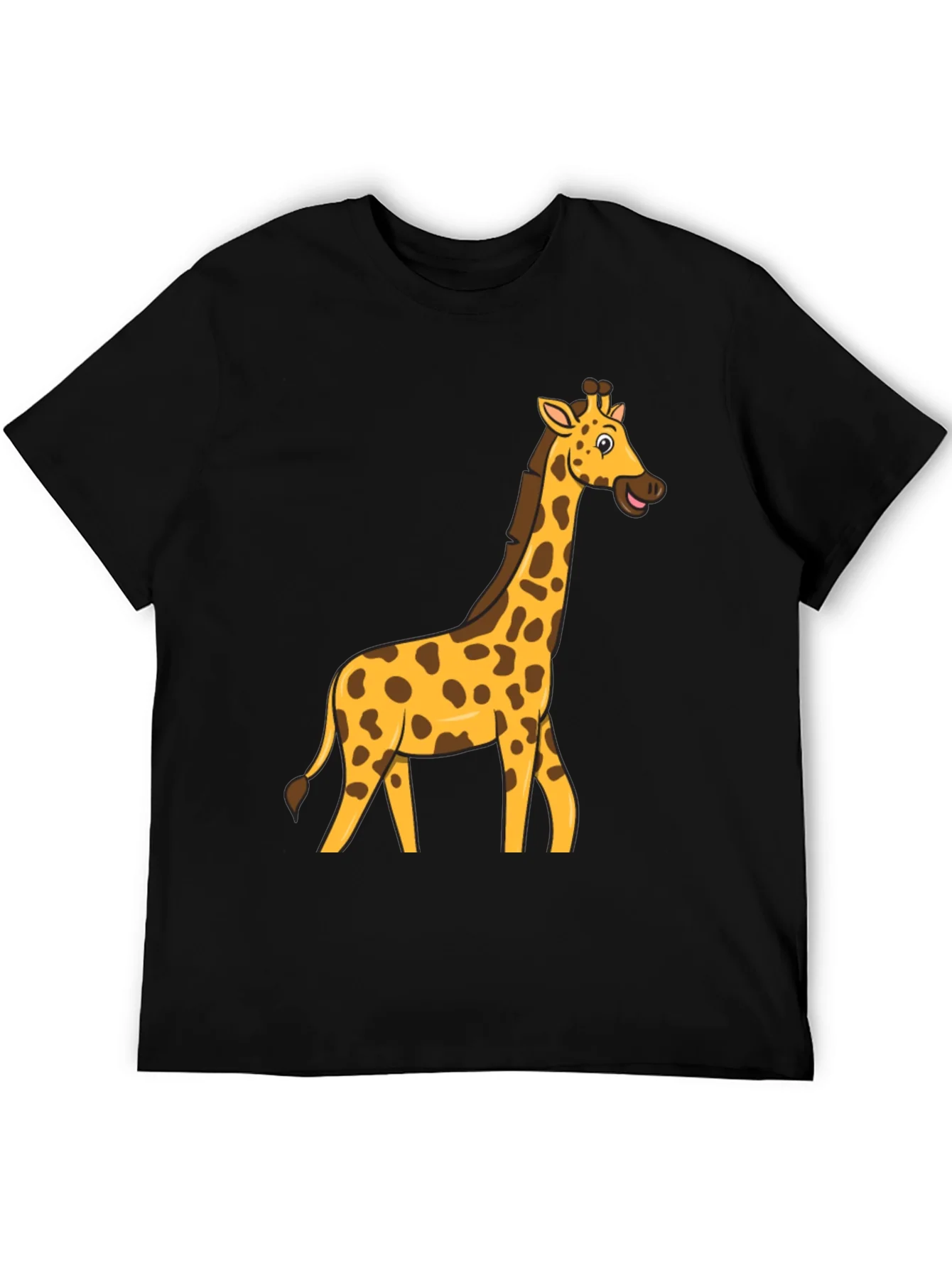 Giraffe Graphic T-Shirt - Fun Cartoon Tee