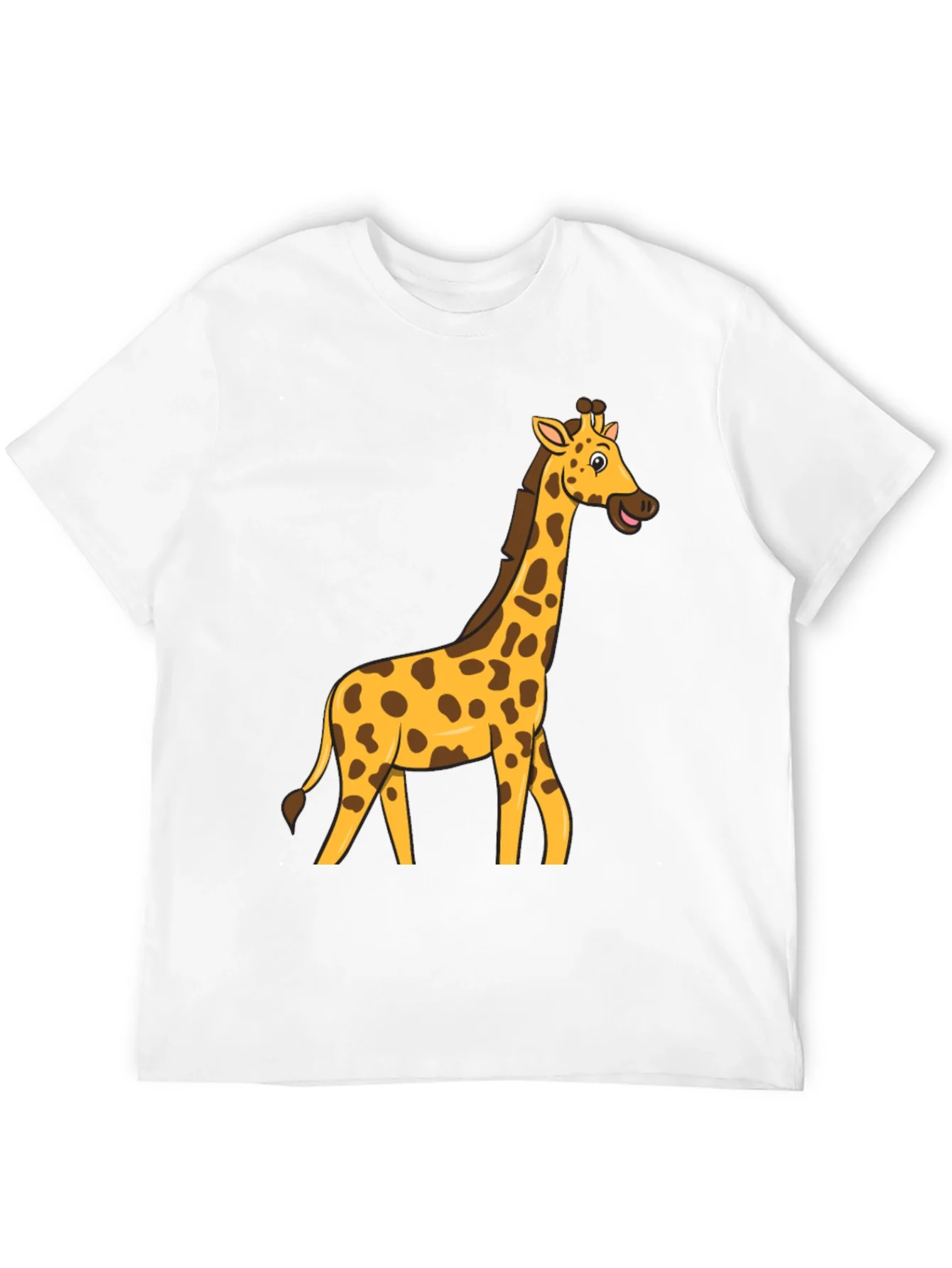 Giraffe Graphic T-Shirt - Fun Cartoon Tee