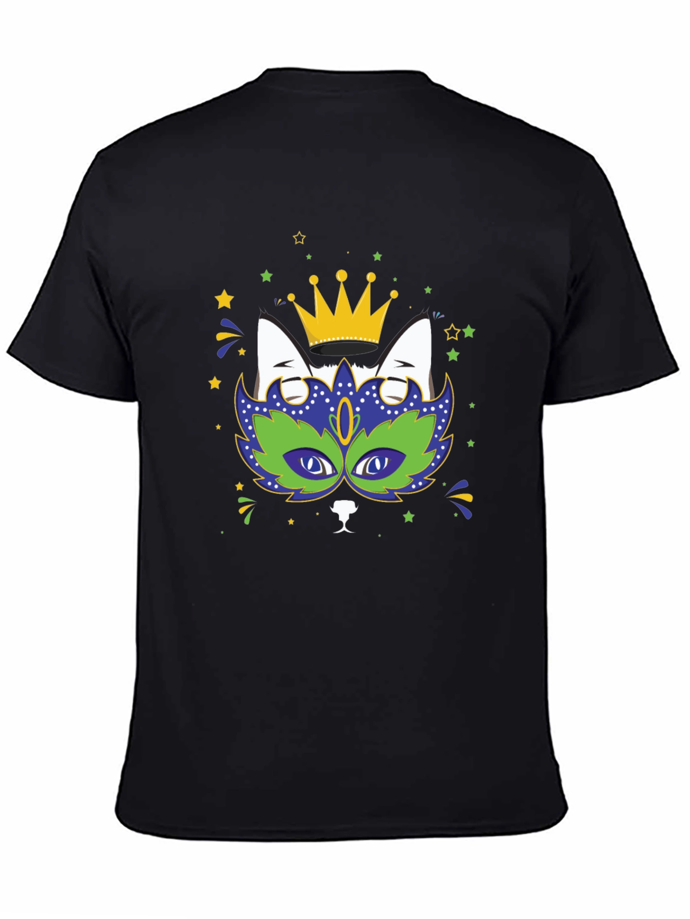 Mardi Gras Cat T-Shirt - King Cat Tee