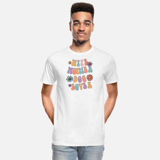 Wife Mother Dog Lover Retro Dog Mom, Dog Owner