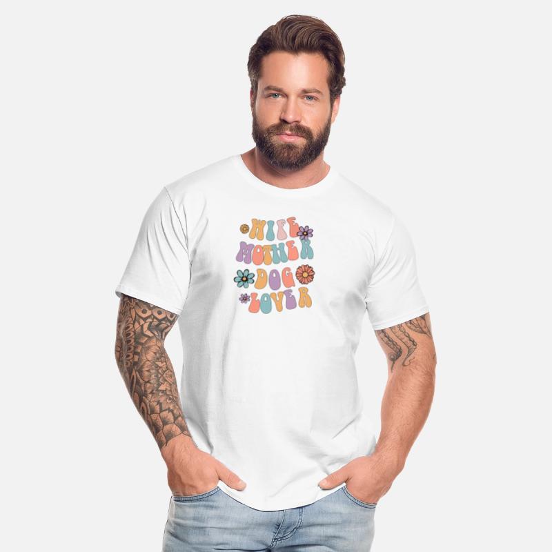 Wife Mother Dog Lover Retro Dog Mom, Dog Owner