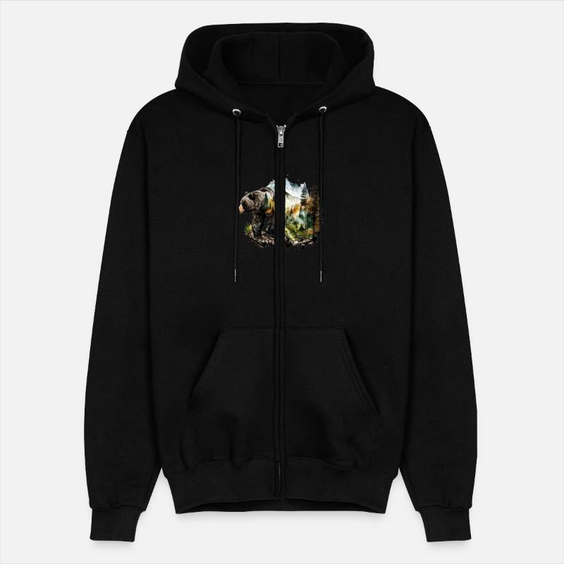 Wild Bear Watercolor Colorful Nature Outdoor 10