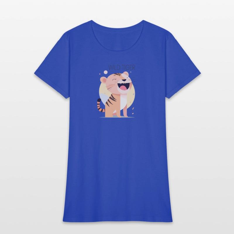 Wild Tiger roar Bauhaus Style