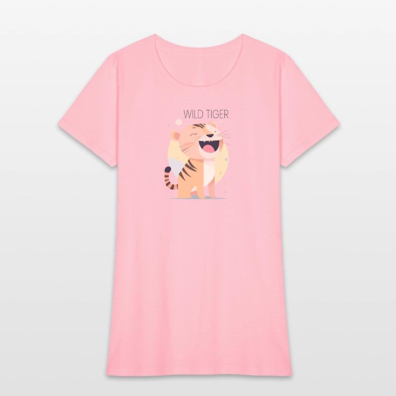 Wild Tiger roar Bauhaus Style