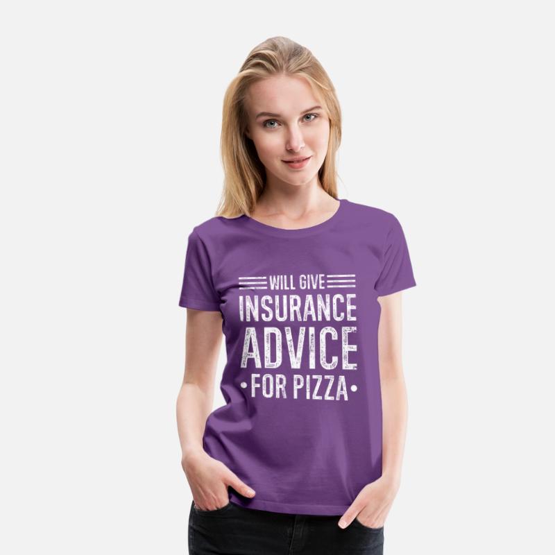 Will Give Insurance Advice Pizza Funny Insurance