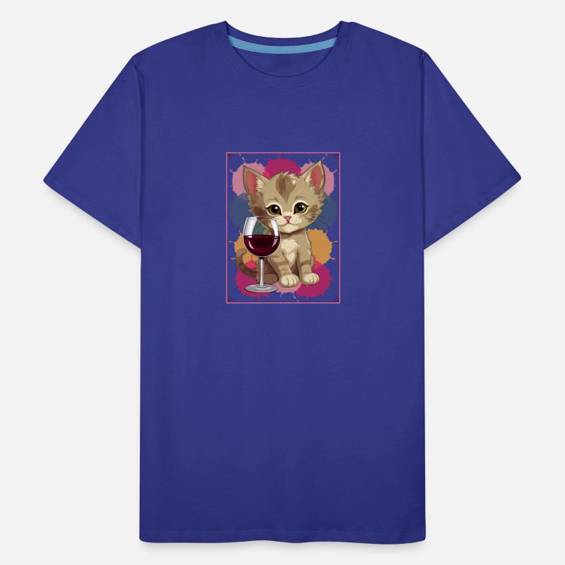 Wine Cute Kawaii with cute kitten