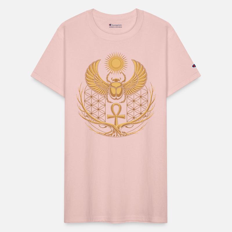 Winged Scarab with Ankh & Solar Disk