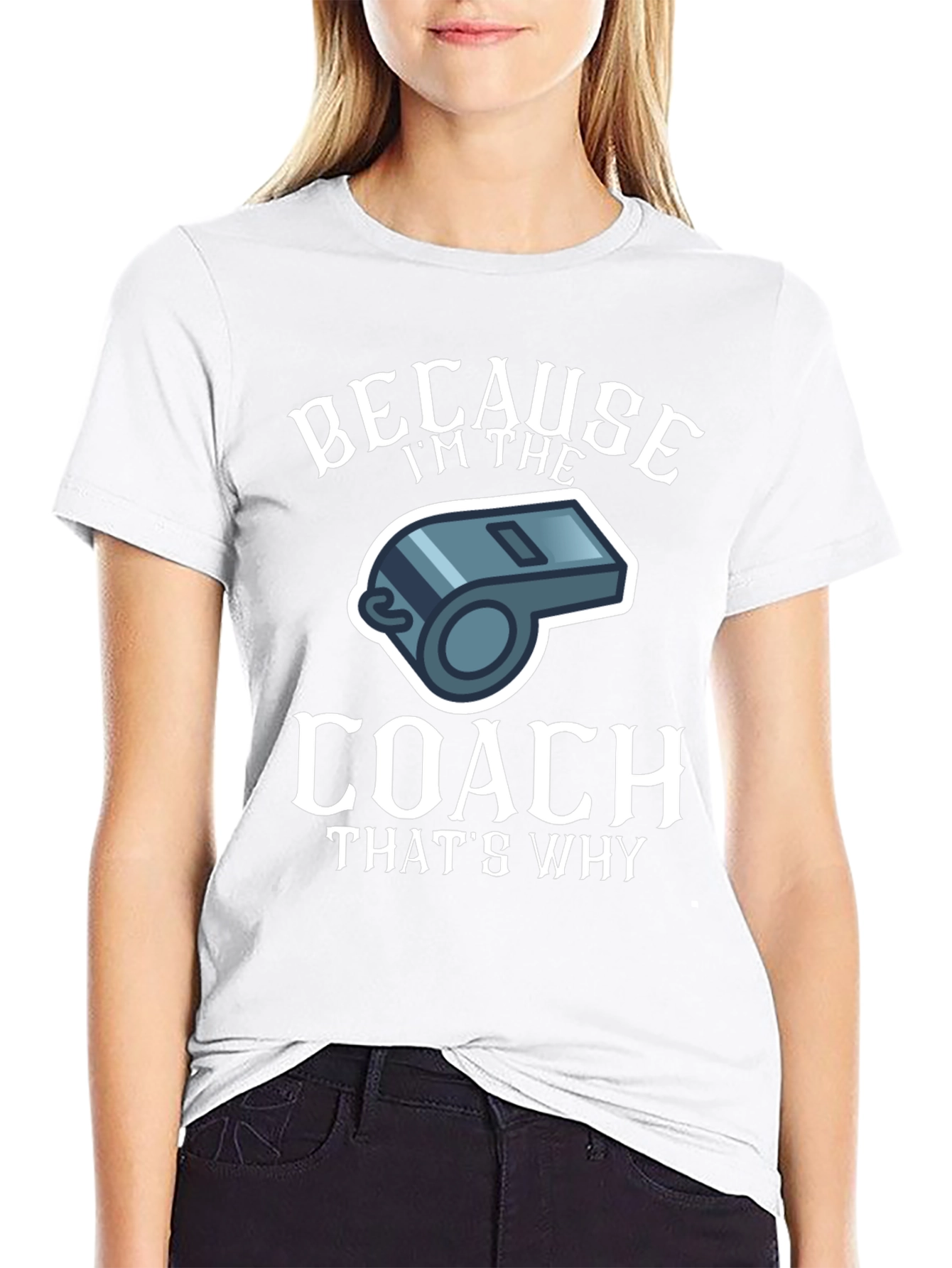 Coach Whistle Graphic T-Shirt