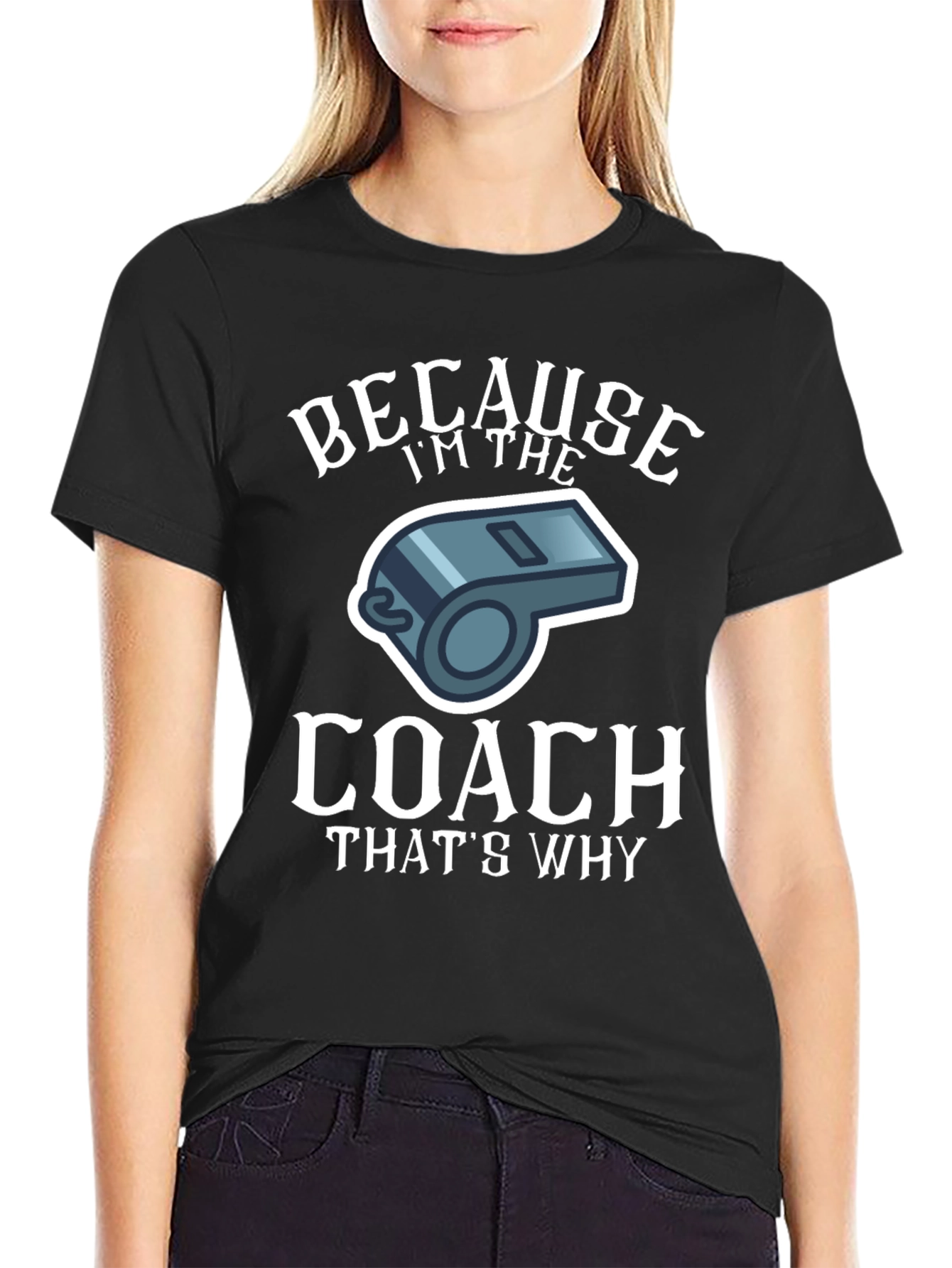 Coach Whistle Graphic T-Shirt