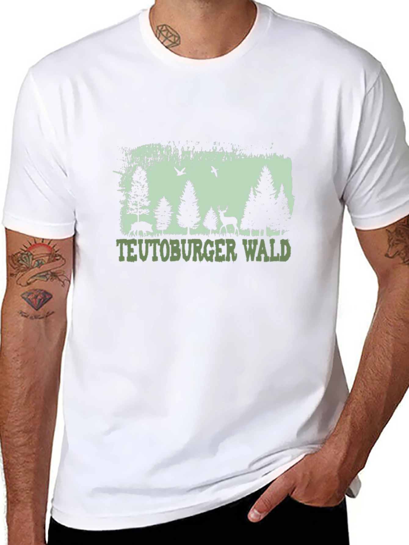 Teutoburger Wald Graphic T-Shirt Forest Design