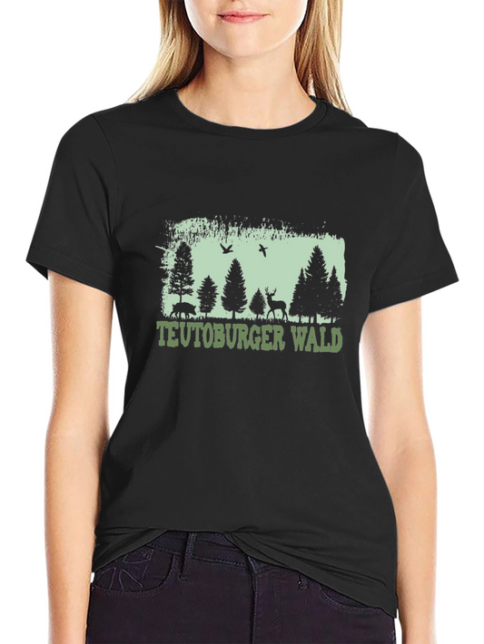 Teutoburger Wald Graphic T-Shirt Forest Design