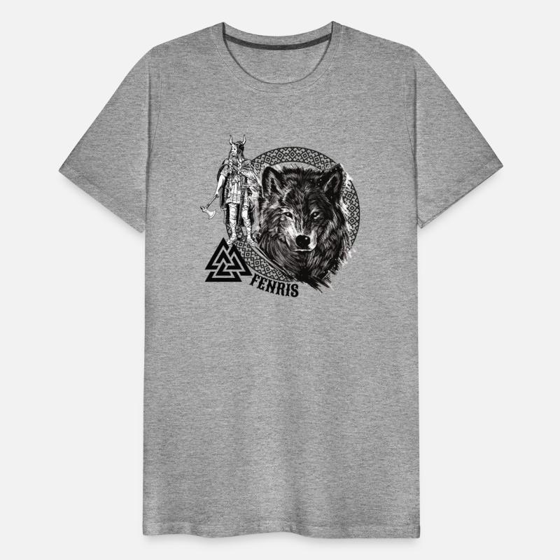 Wolf Fenris Classic Viking Design