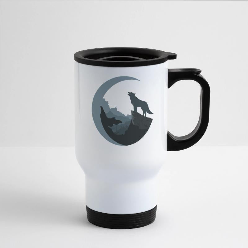 Wolf Moon Silhouette