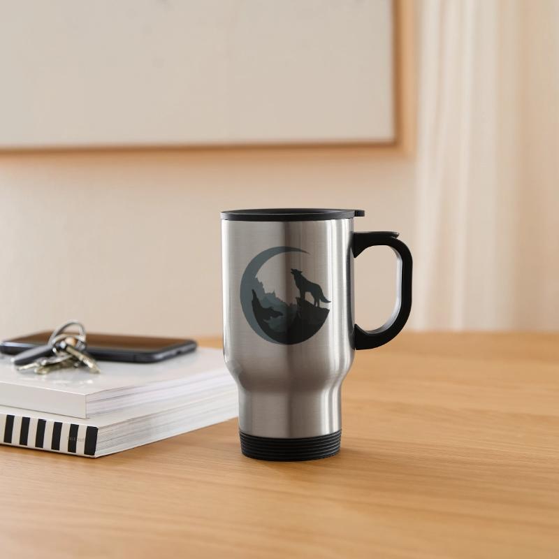 Wolf Moon Silhouette