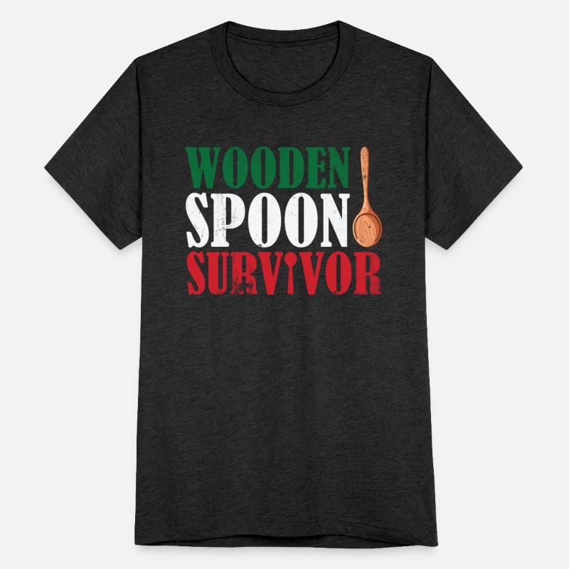 Wooden Spoon Survivor Italian Flag