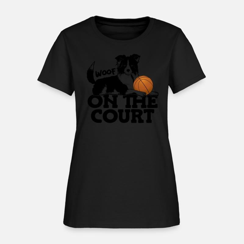 Woof On The Court Sporty Dog Athlete Sports
