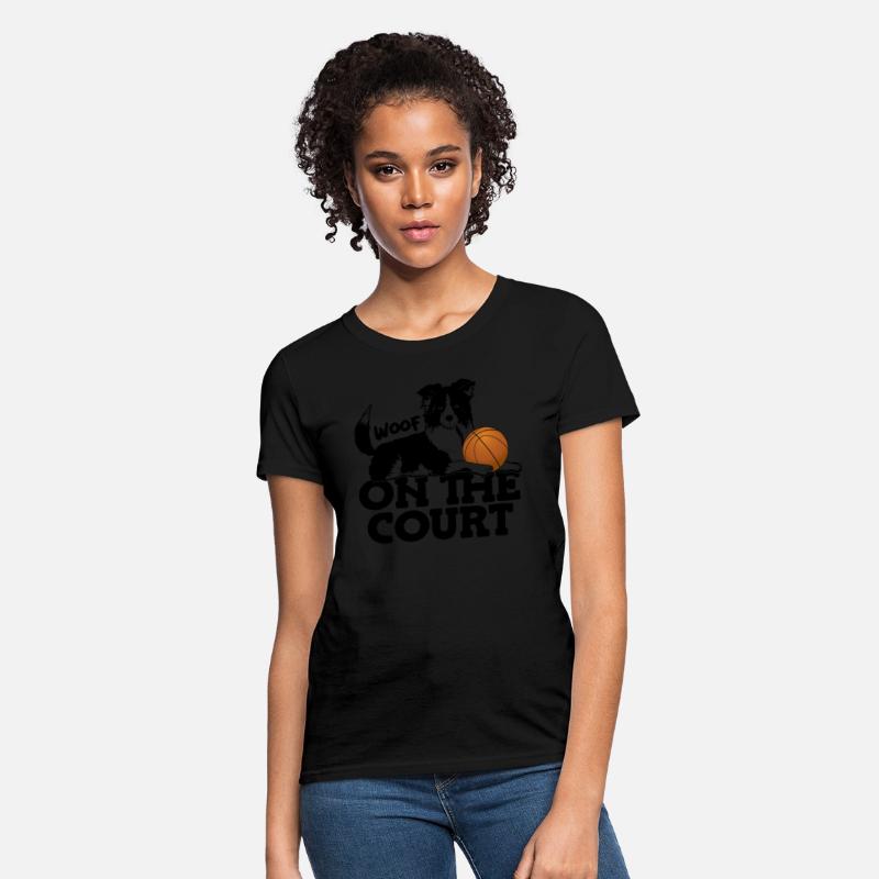 Woof On The Court Sporty Dog Athlete Sports