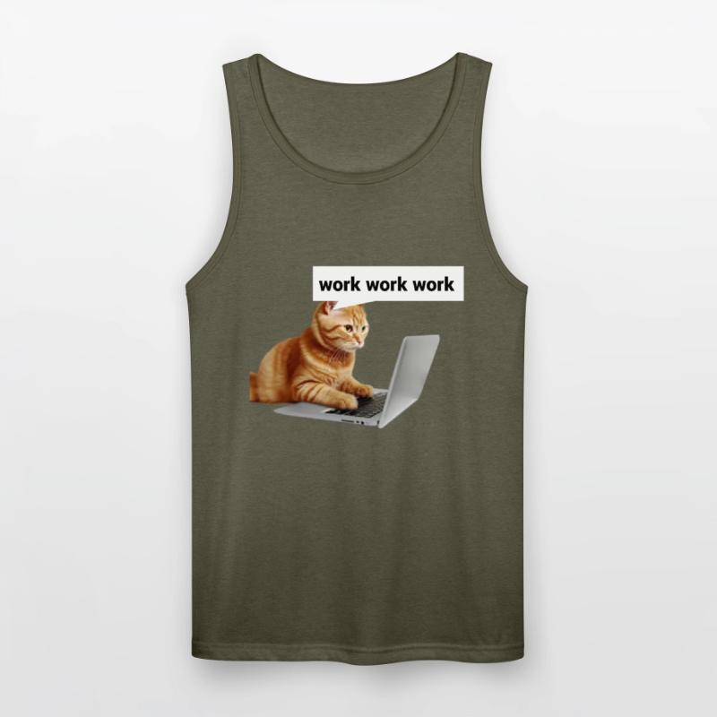 Work Work Work Cat – Funny Laptop Cat with Speech