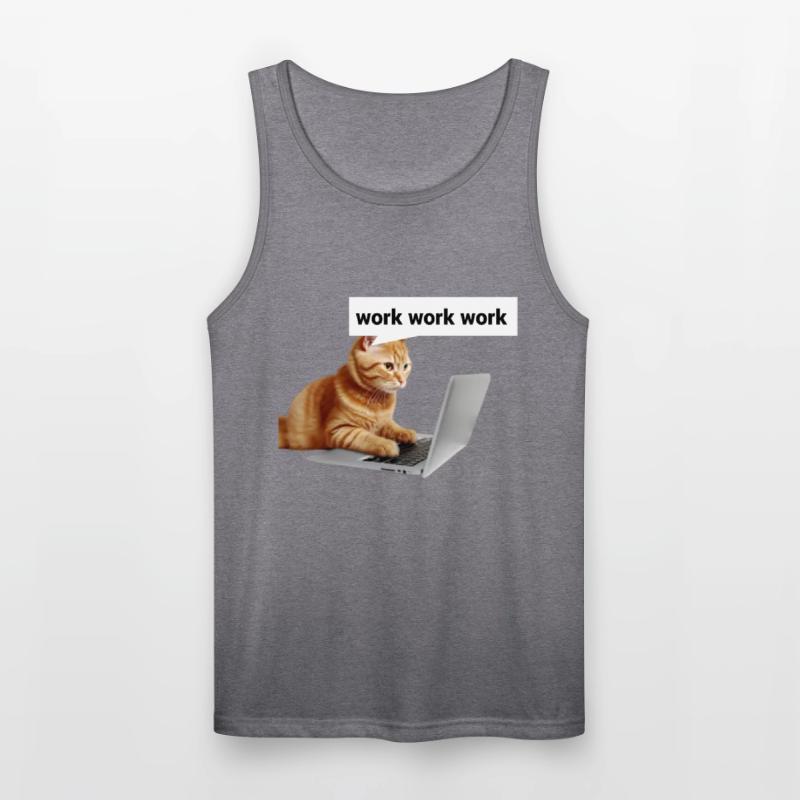 Work Work Work Cat – Funny Laptop Cat with Speech