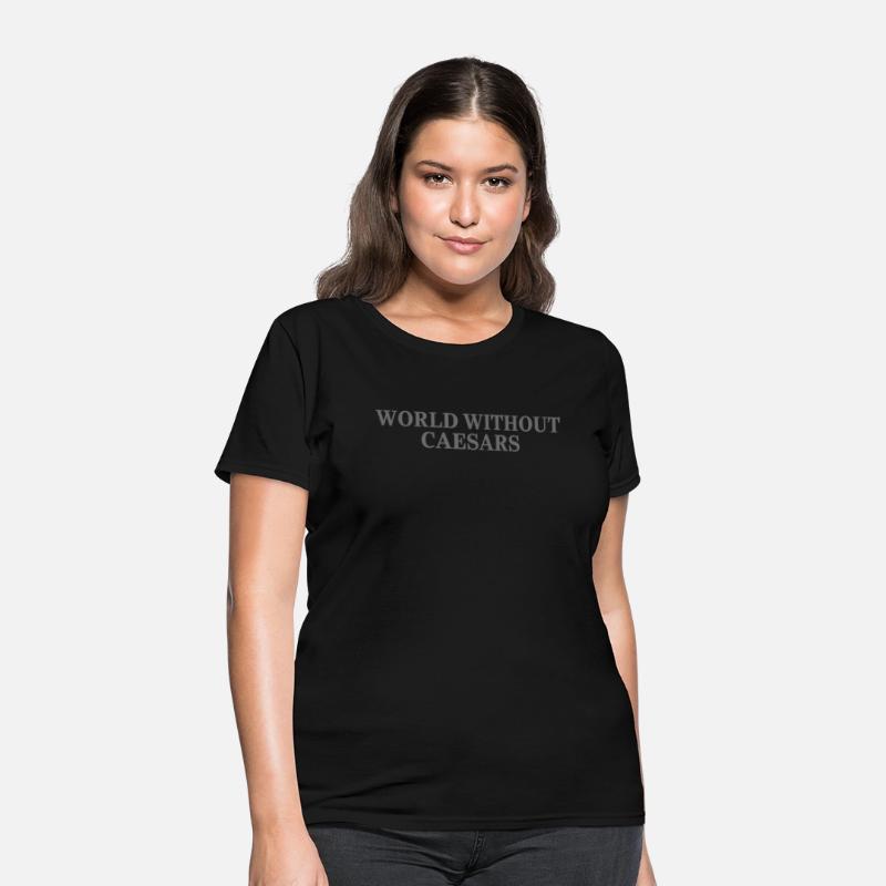 World Without Caesars – Minimalist Statement Tee
