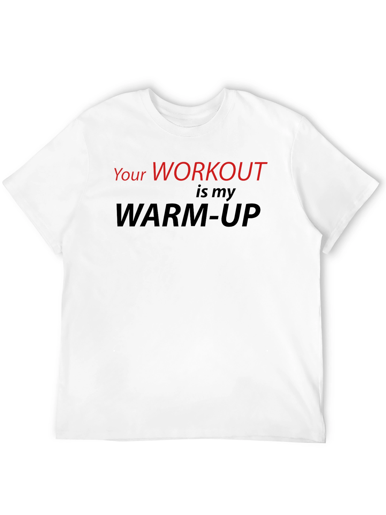 Workout Warm-Up Graphic Tee