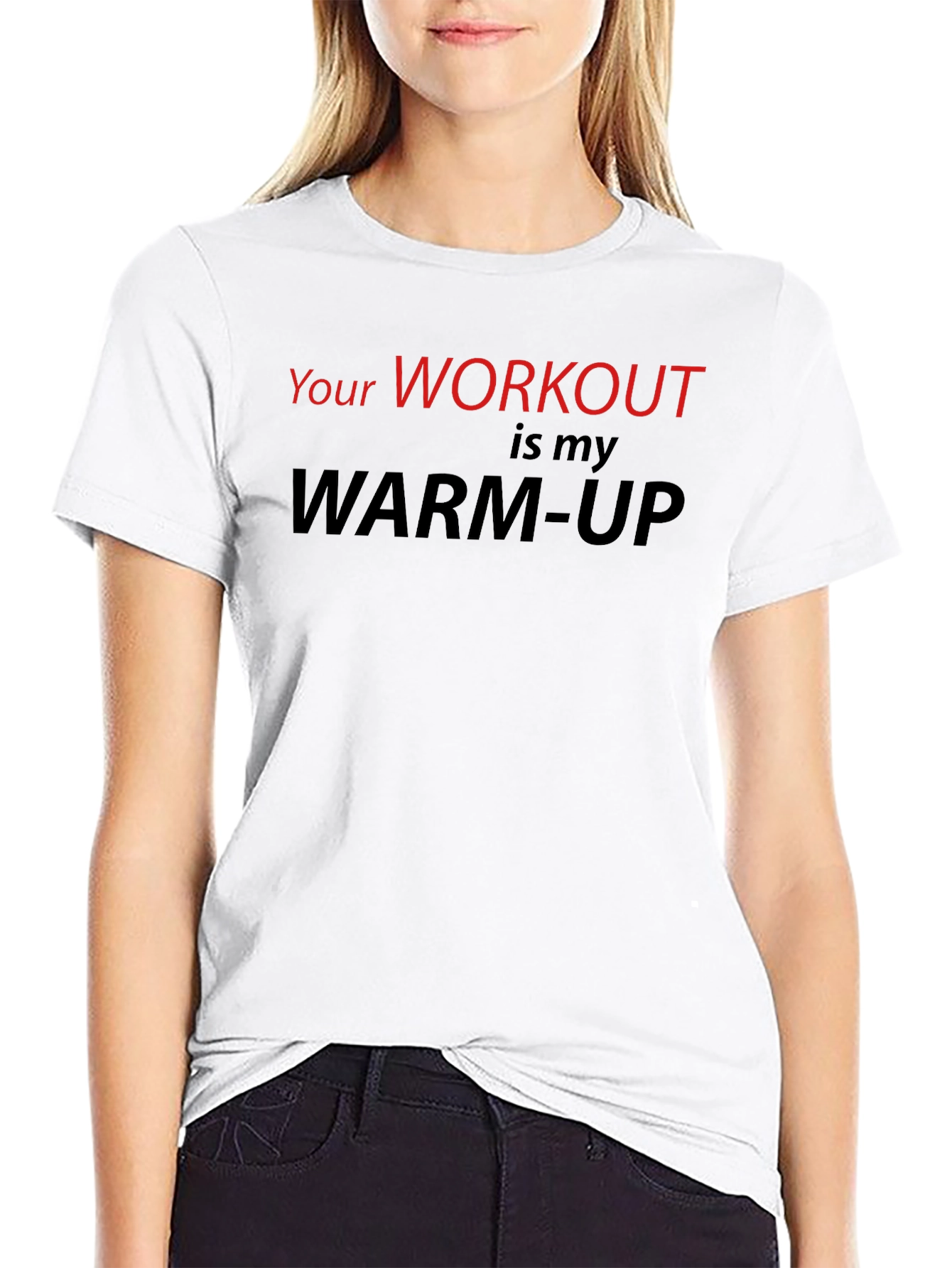 Workout Warm-Up Graphic Tee
