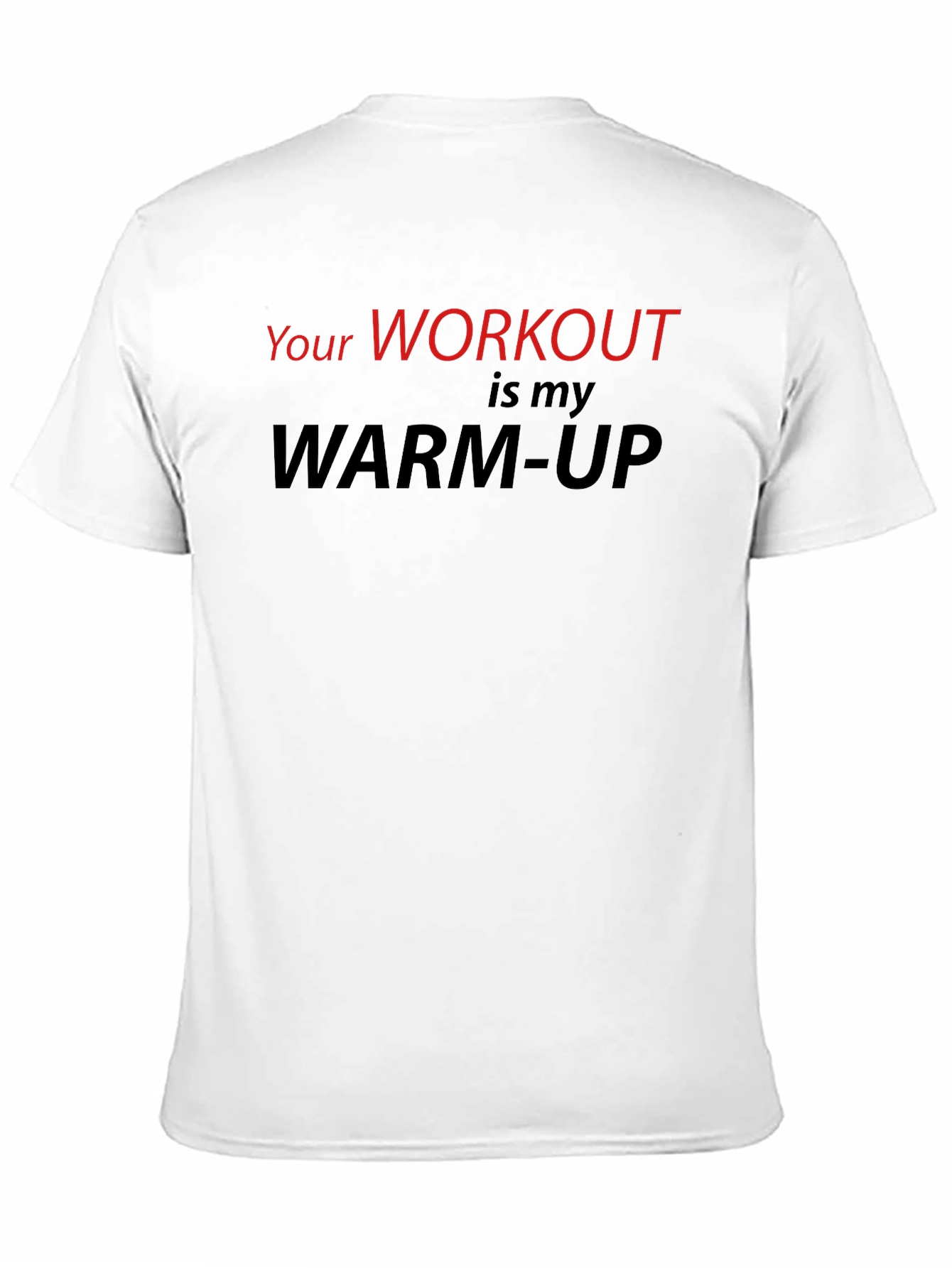 Workout Warm-Up Graphic Tee