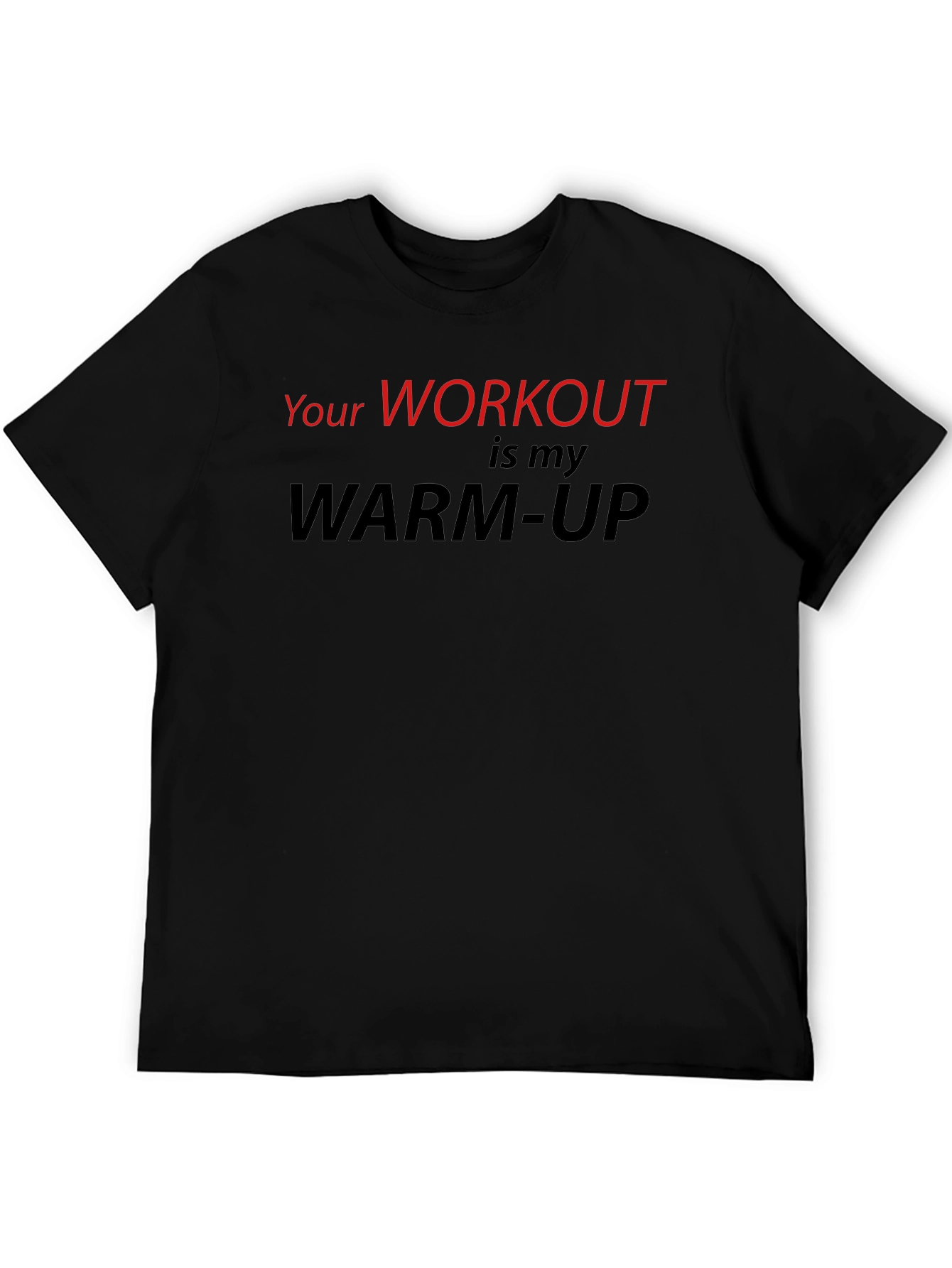 Workout Warm-Up Graphic Tee