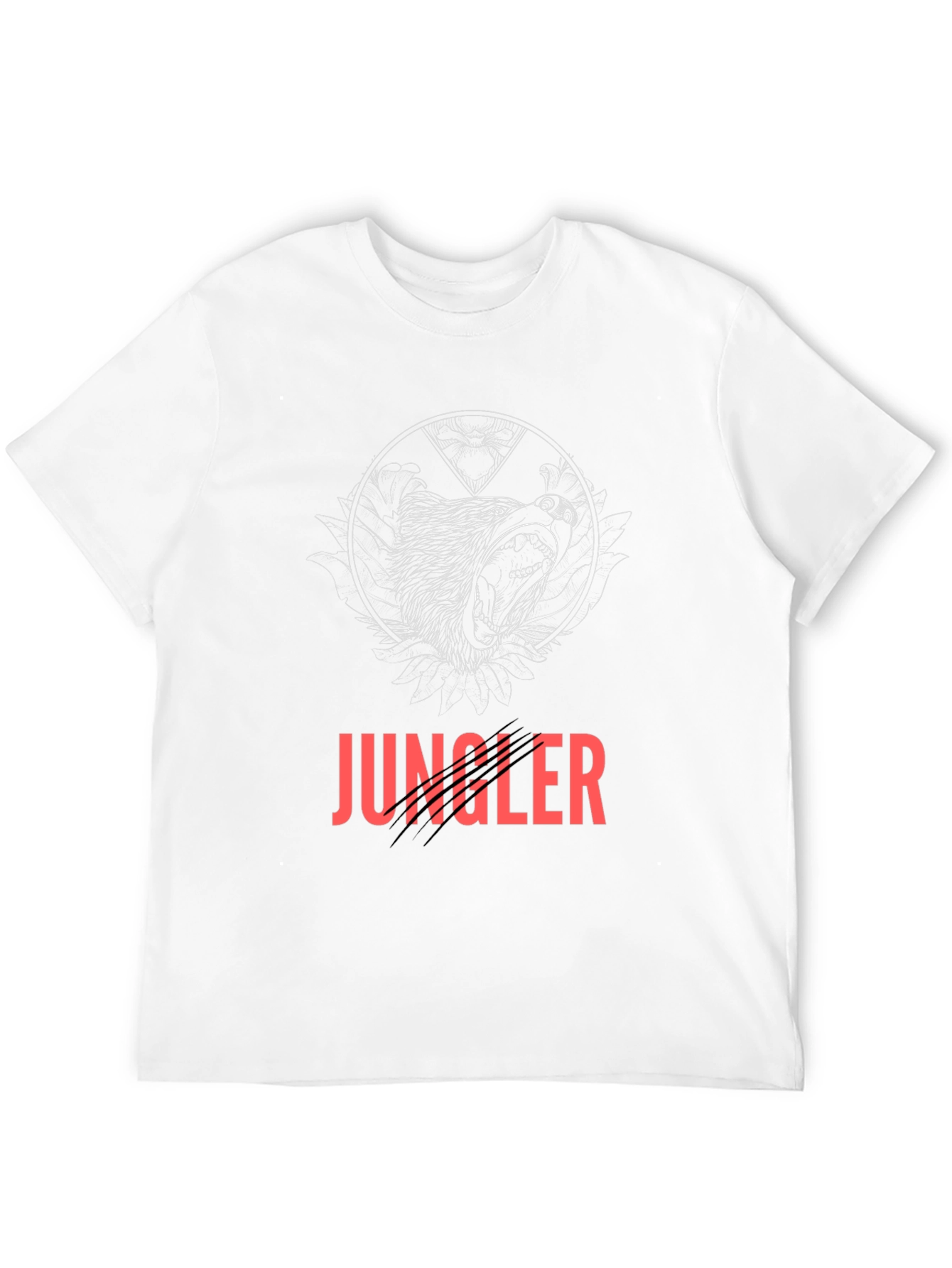 Jungle Bear Tee - Black Graphic T-Shirt