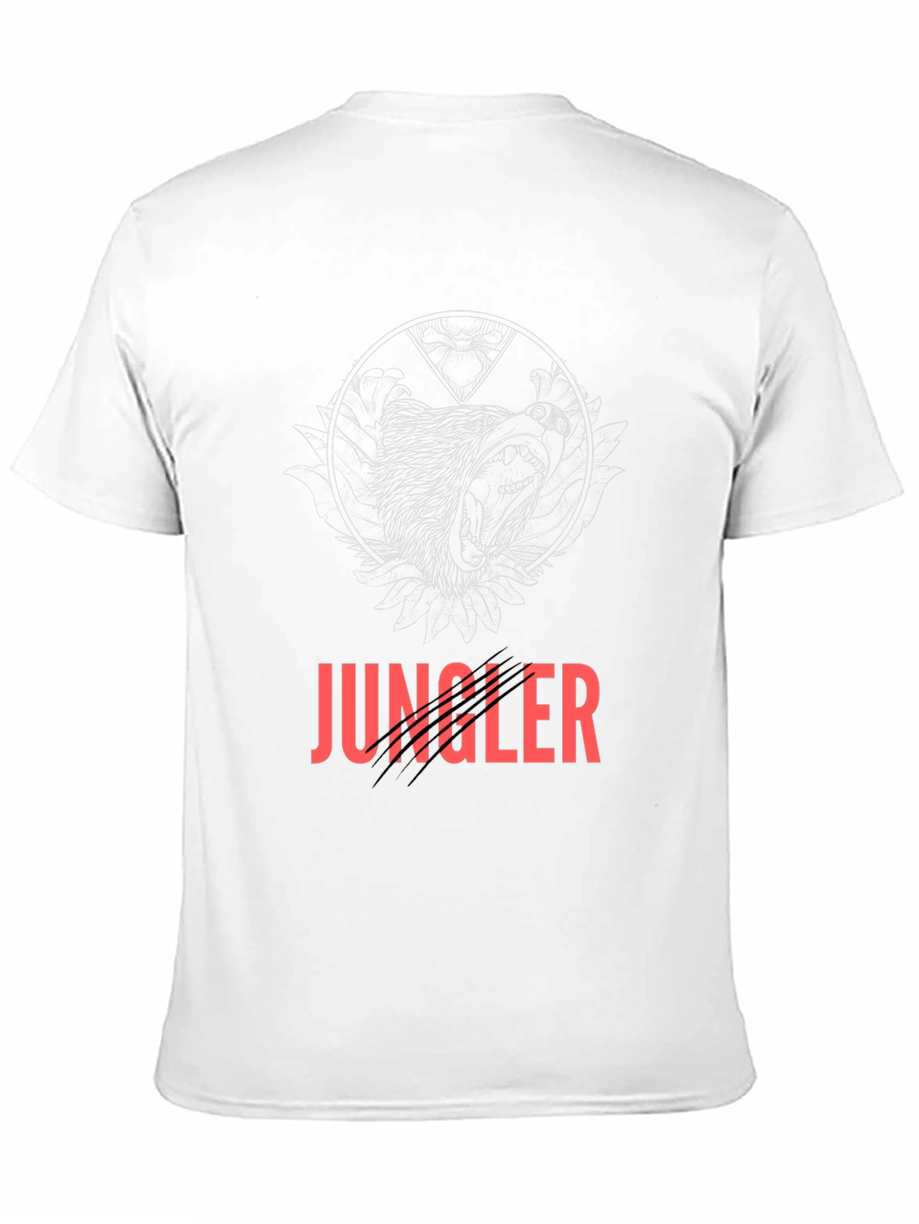 Jungle Bear Tee - Black Graphic T-Shirt