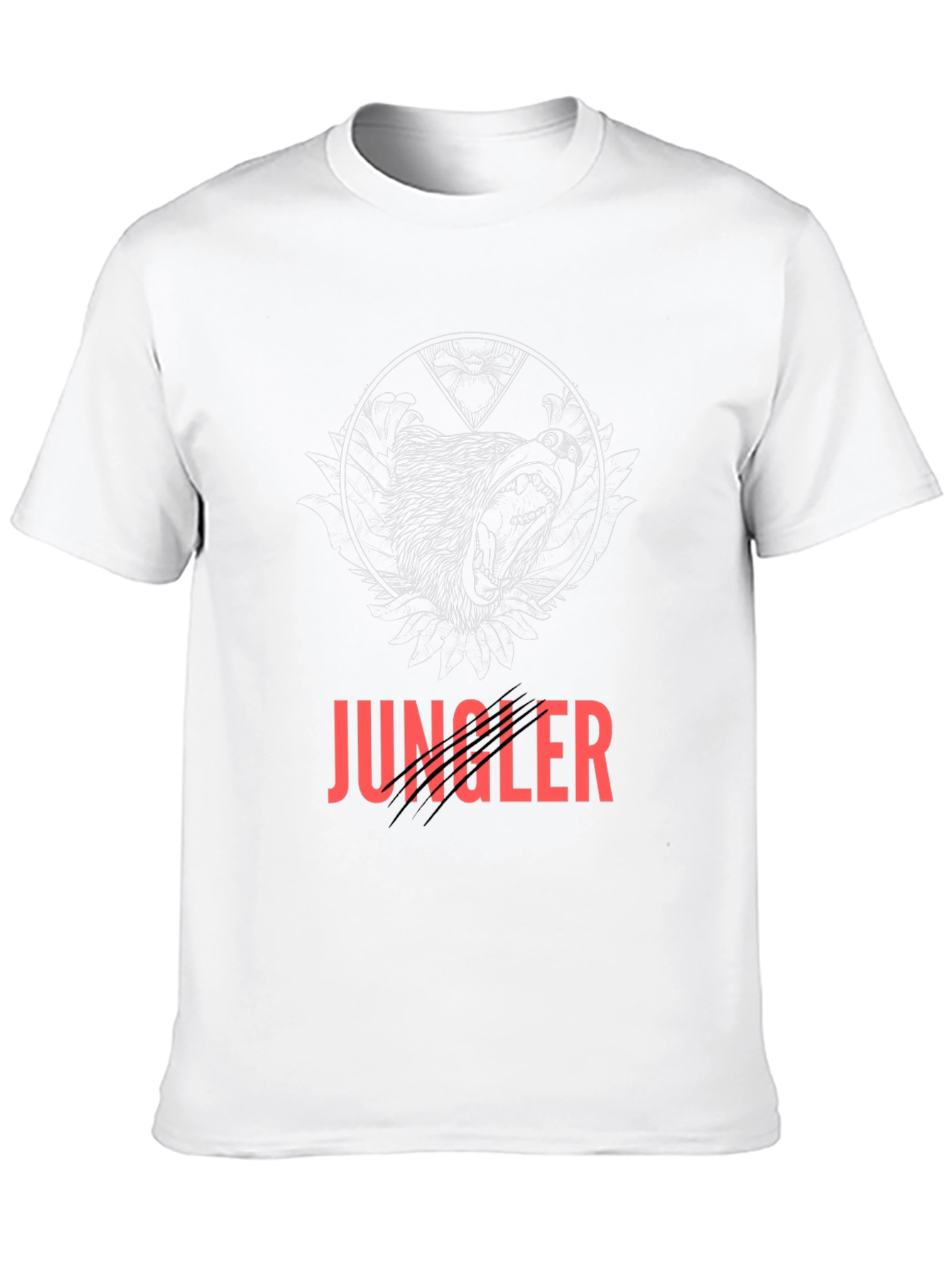 Jungle Bear Tee - Black Graphic T-Shirt