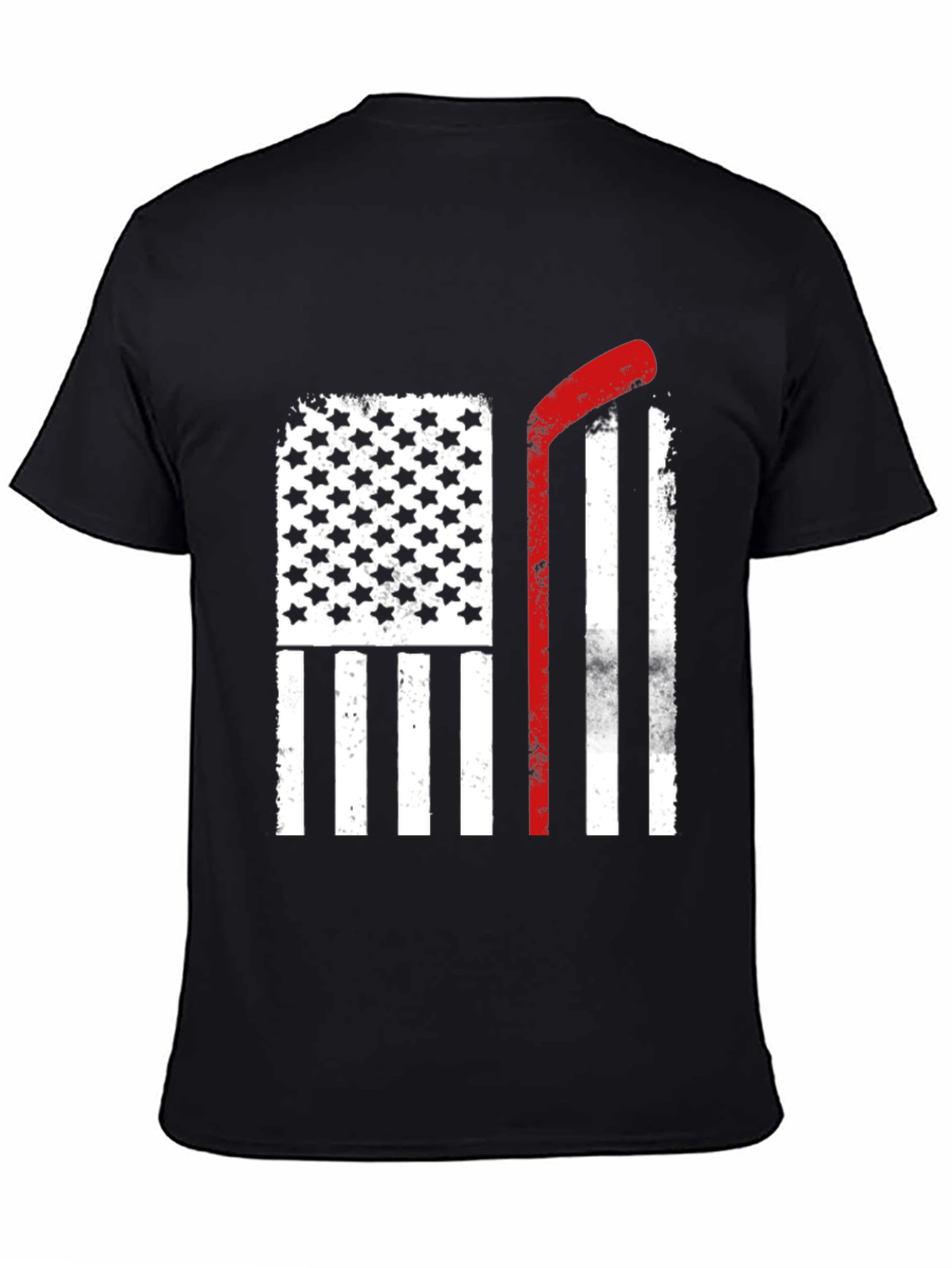 USA Hockey Stick Flag T-Shirt